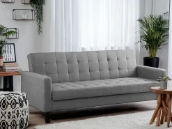 Sofa rozkładana dla 3 osób VEHKOO Jasnoszary
