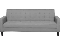 Sofa rozkładana dla 3 osób VEHKOO Jasnoszary