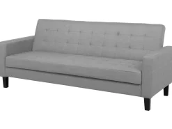 Sofa rozkładana dla 3 osób VEHKOO Jasnoszary