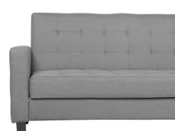 Sofa rozkładana dla 3 osób VEHKOO Jasnoszary