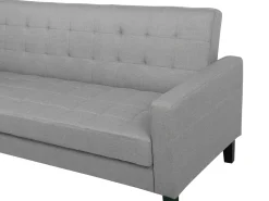 Sofa rozkładana dla 3 osób VEHKOO Jasnoszary