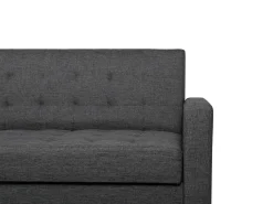 Sofa rozkładana dla 3 osób VEHKOO Ciemnoszary