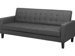 Sofa rozkładana dla 3 osób VEHKOO Ciemnoszary