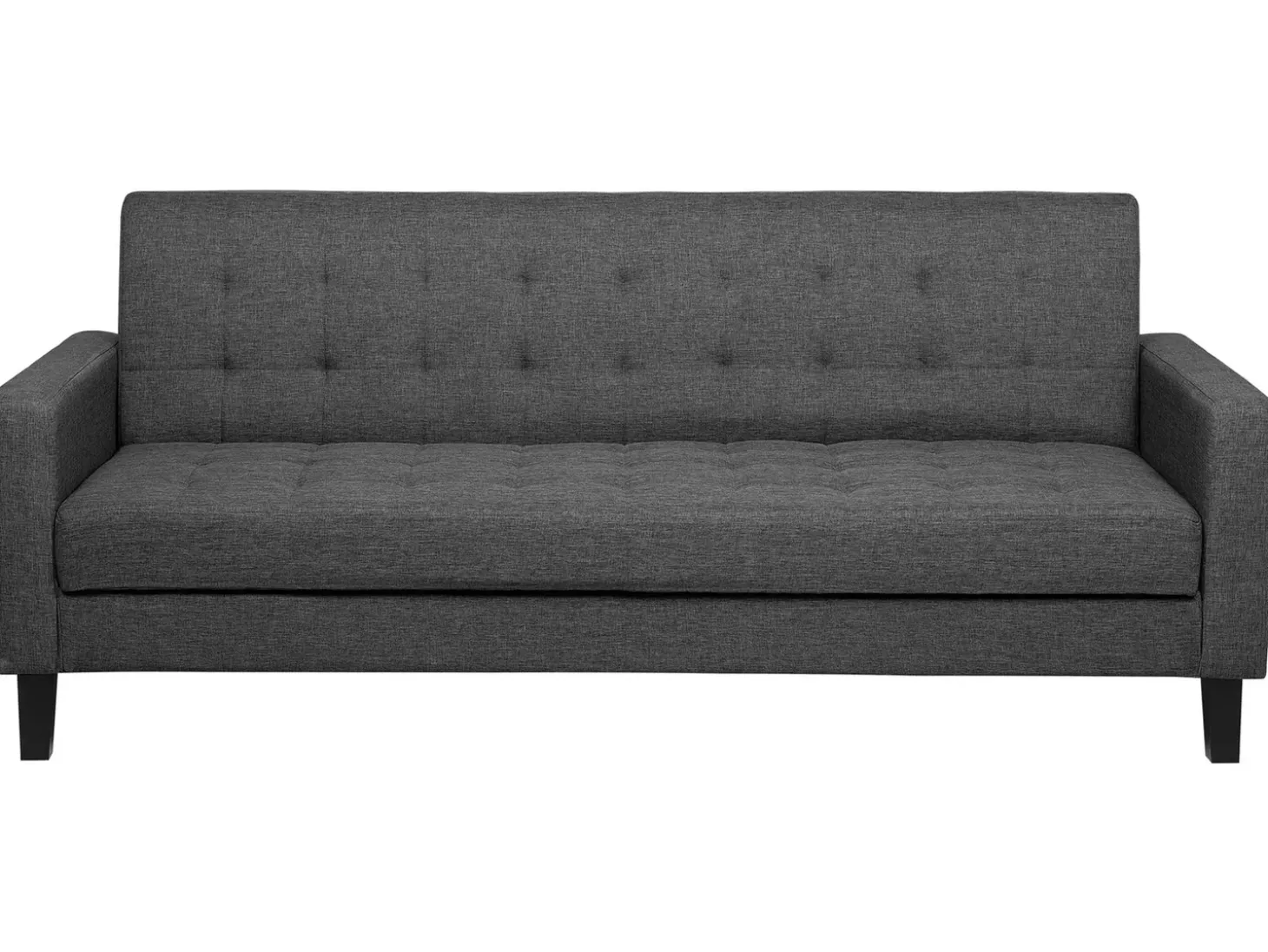 Sofa rozkładana dla 3 osób VEHKOO Ciemnoszary