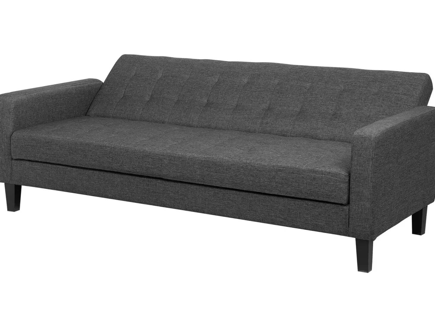 Sofa rozkładana dla 3 osób VEHKOO Ciemnoszary
