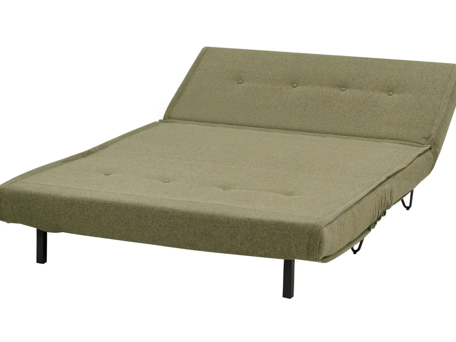 Clearance Sofa rozkładana dla 2 osób VESTFOLD Oliwkowy Sofy Z Funkcją Spania|Wszystkie Sofy