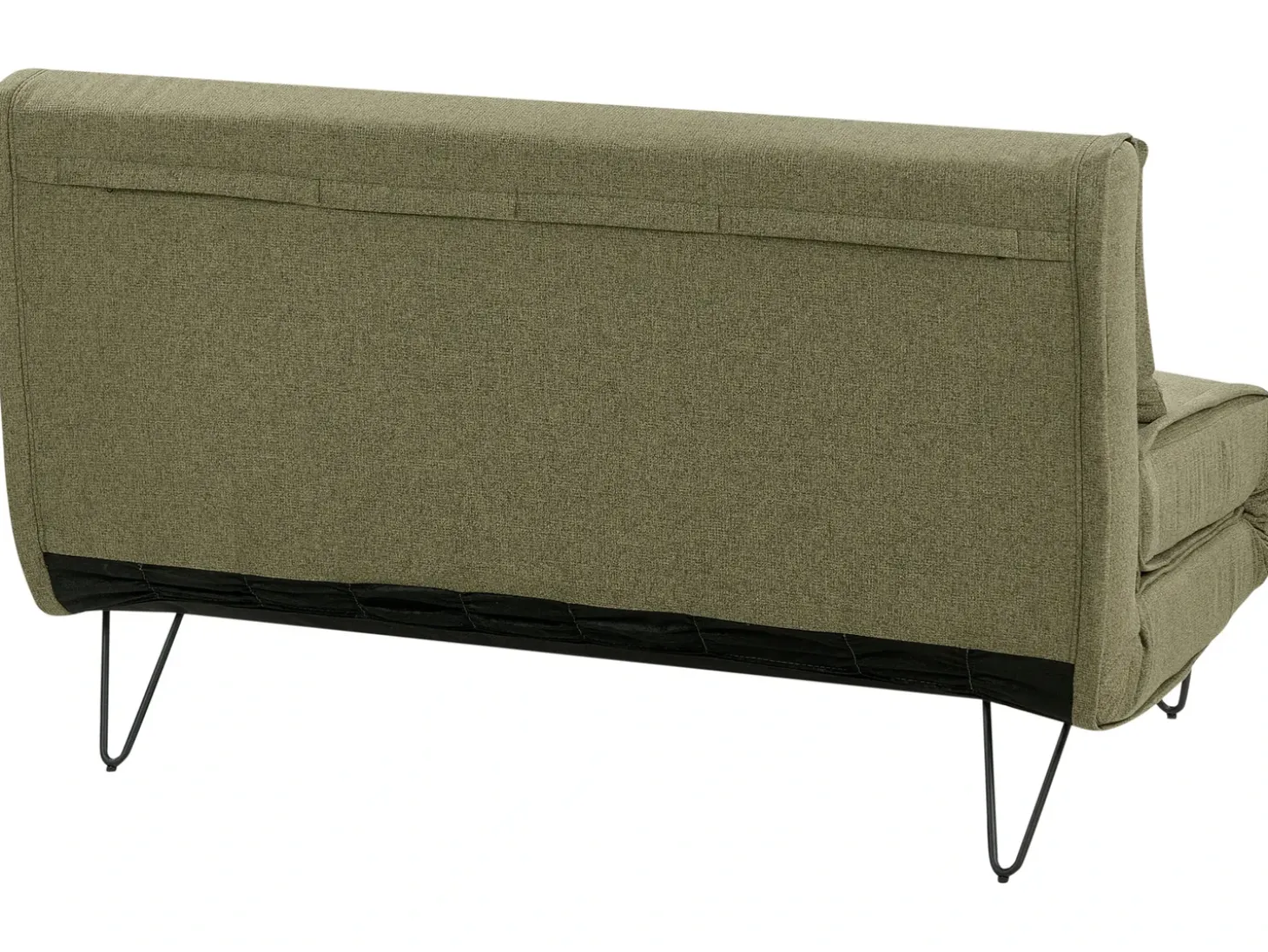 Clearance Sofa rozkładana dla 2 osób VESTFOLD Oliwkowy Sofy Z Funkcją Spania|Wszystkie Sofy
