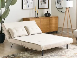 Discount Sofa rozkładana dla 2 osób VESTFOLD Jasnobeżowy Sofy Z Funkcją Spania|Wszystkie Sofy