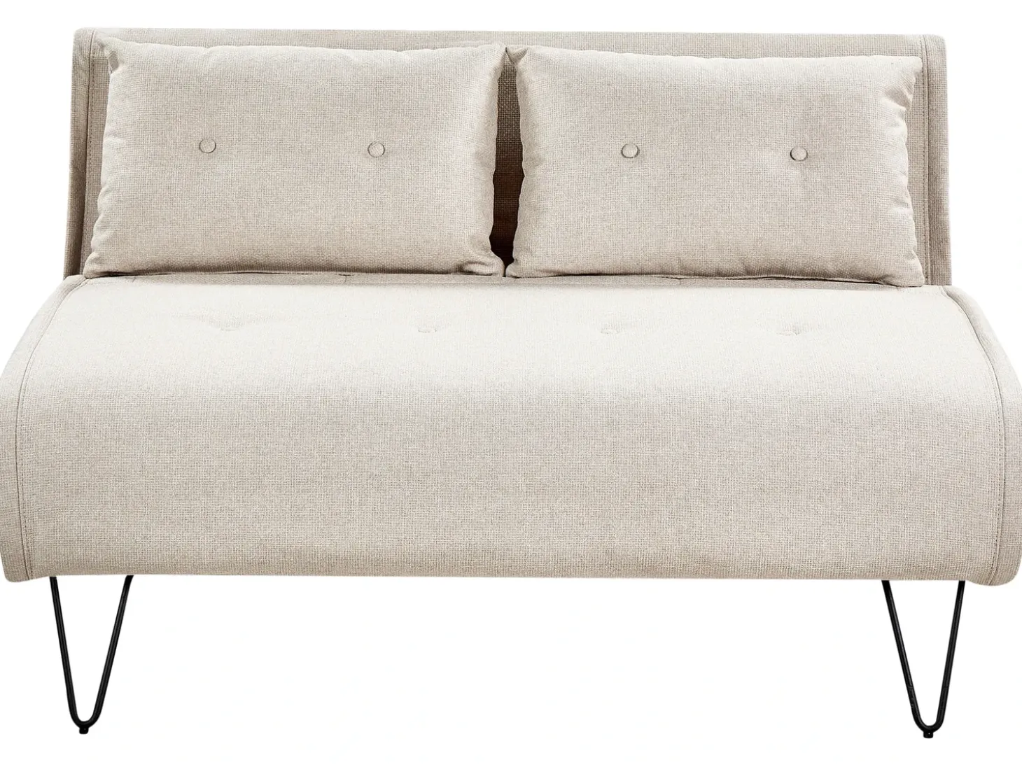 Discount Sofa rozkładana dla 2 osób VESTFOLD Jasnobeżowy Sofy Z Funkcją Spania|Wszystkie Sofy