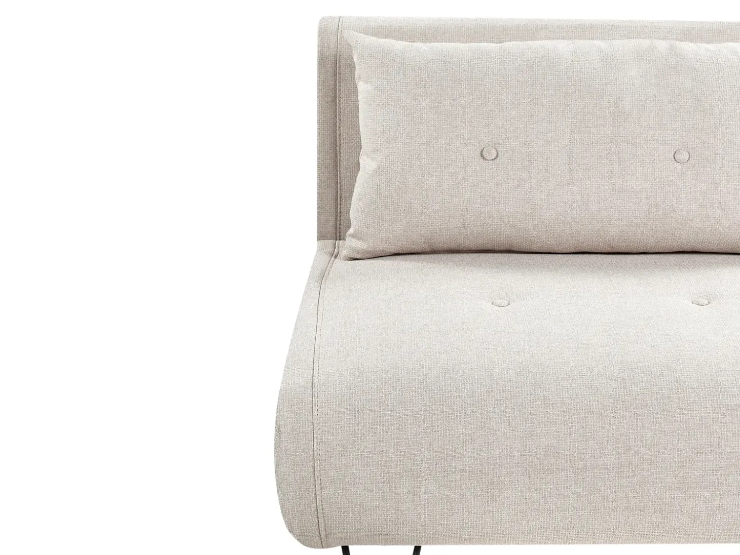 Discount Sofa rozkładana dla 2 osób VESTFOLD Jasnobeżowy Sofy Z Funkcją Spania|Wszystkie Sofy