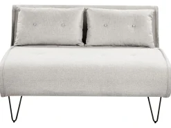 Best Sofa rozkładana dla 2 osób VESTFOLD Jasnoszary Sofy Z Funkcją Spania|Wszystkie Sofy