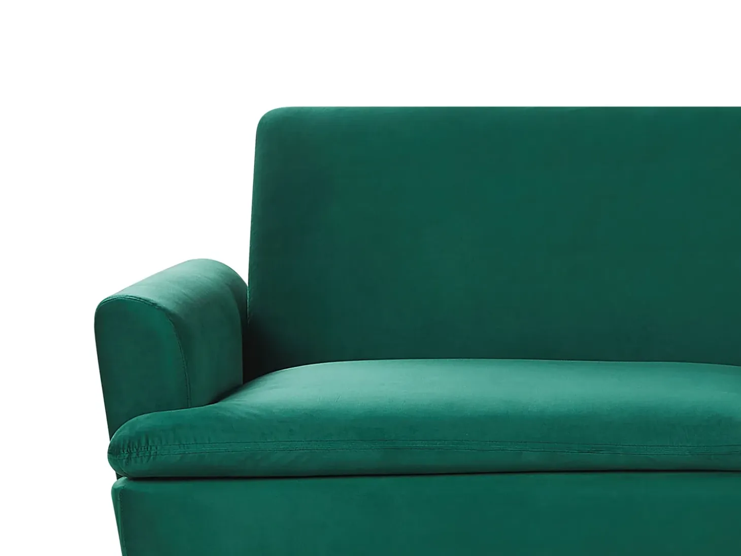 Outlet Sofa rozkładana dla 3 osób VETTRE Welur Ciemnozielony Sofy Z Funkcją Spania|Wszystkie Sofy