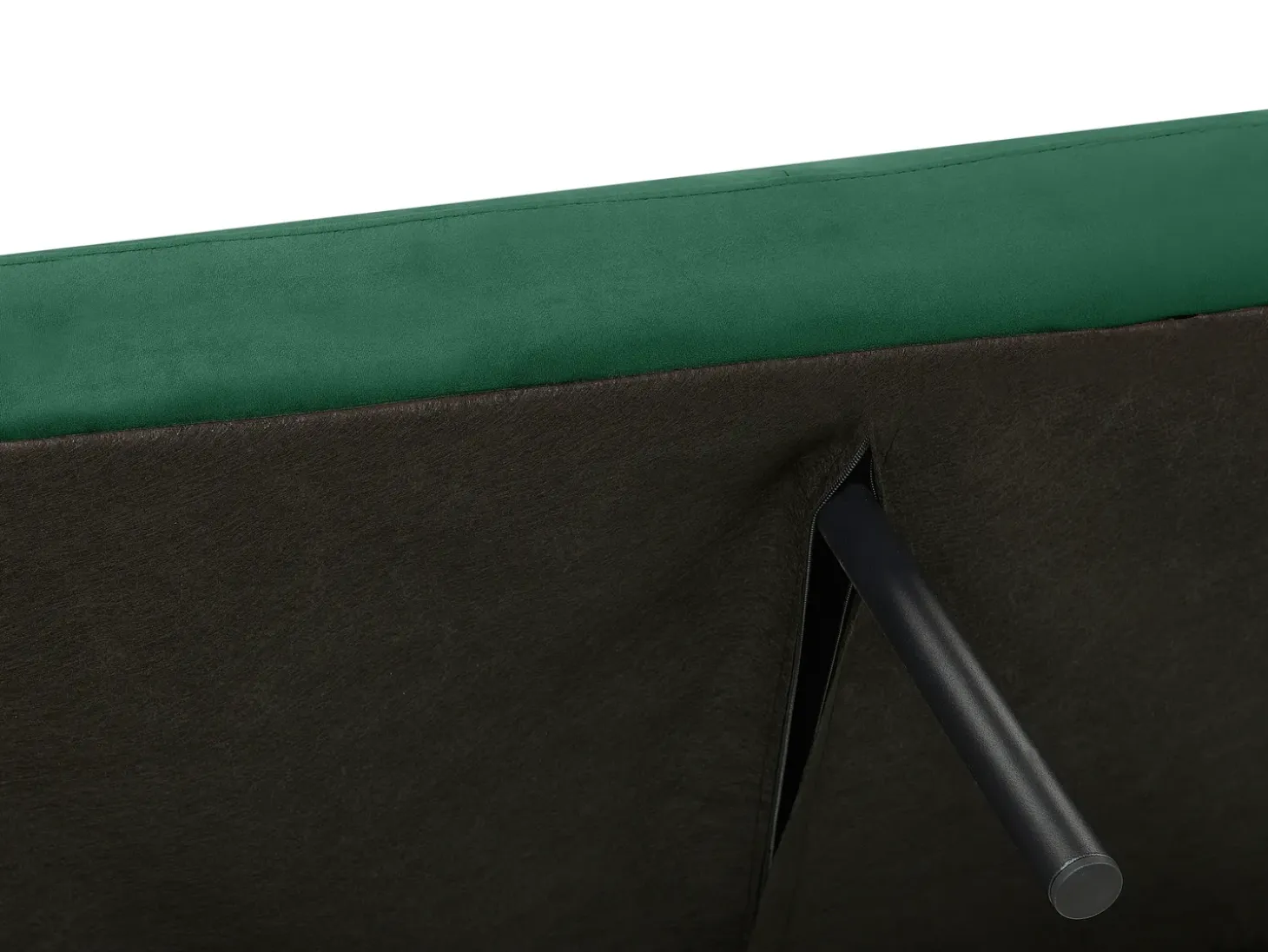 Discount Sofa rozkładana dla 3 osób VIMMERBY Welur Szmaragdowy Sofy Z Funkcją Spania|Wszystkie Sofy
