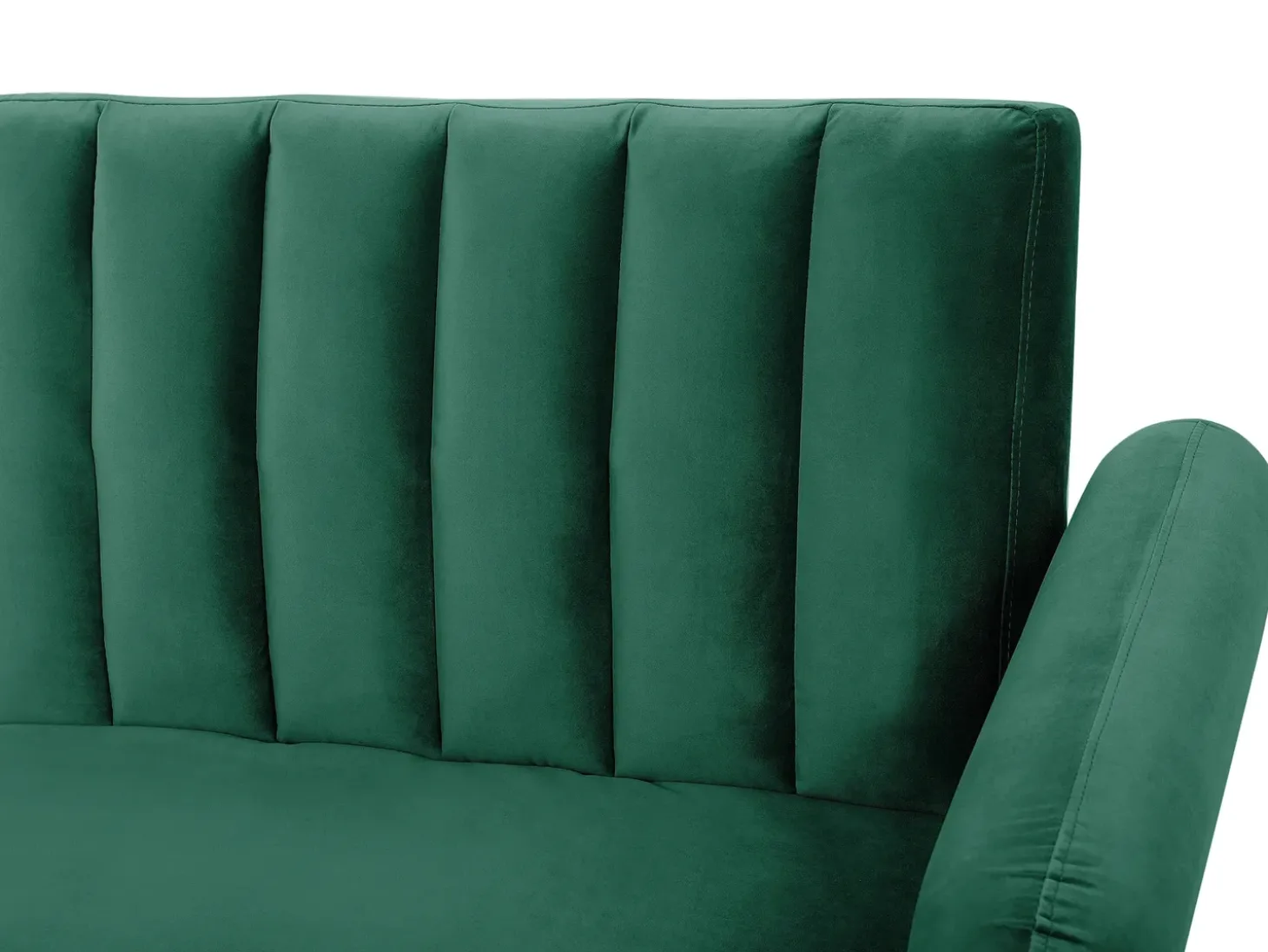 Discount Sofa rozkładana dla 3 osób VIMMERBY Welur Szmaragdowy Sofy Z Funkcją Spania|Wszystkie Sofy