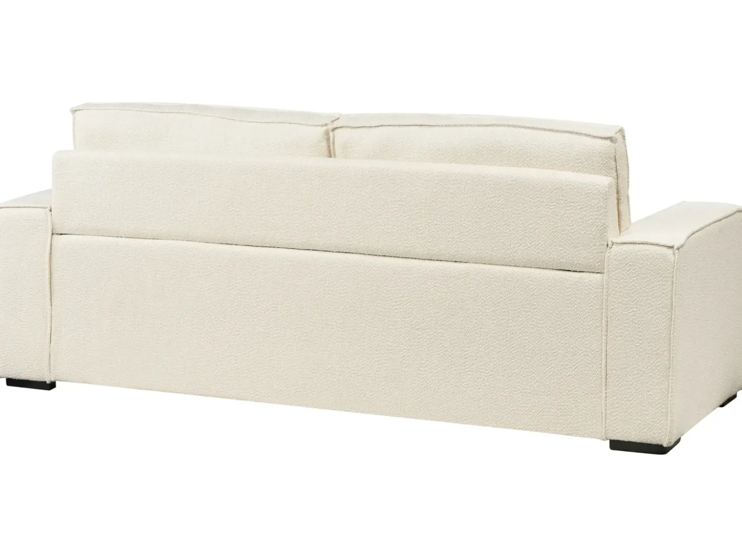 Sale Sofa rozkładana dla 3 osób VUOKATTI Boucle Złamana biel Sofy Z Funkcją Spania|Wszystkie Sofy