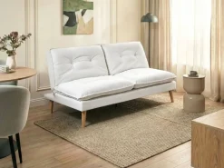 Sale Sofa rozkładana dla 3 osób YILA Biały Sofy Z Funkcją Spania|Wszystkie Sofy