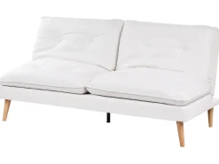 Sale Sofa rozkładana dla 3 osób YILA Biały Sofy Z Funkcją Spania|Wszystkie Sofy