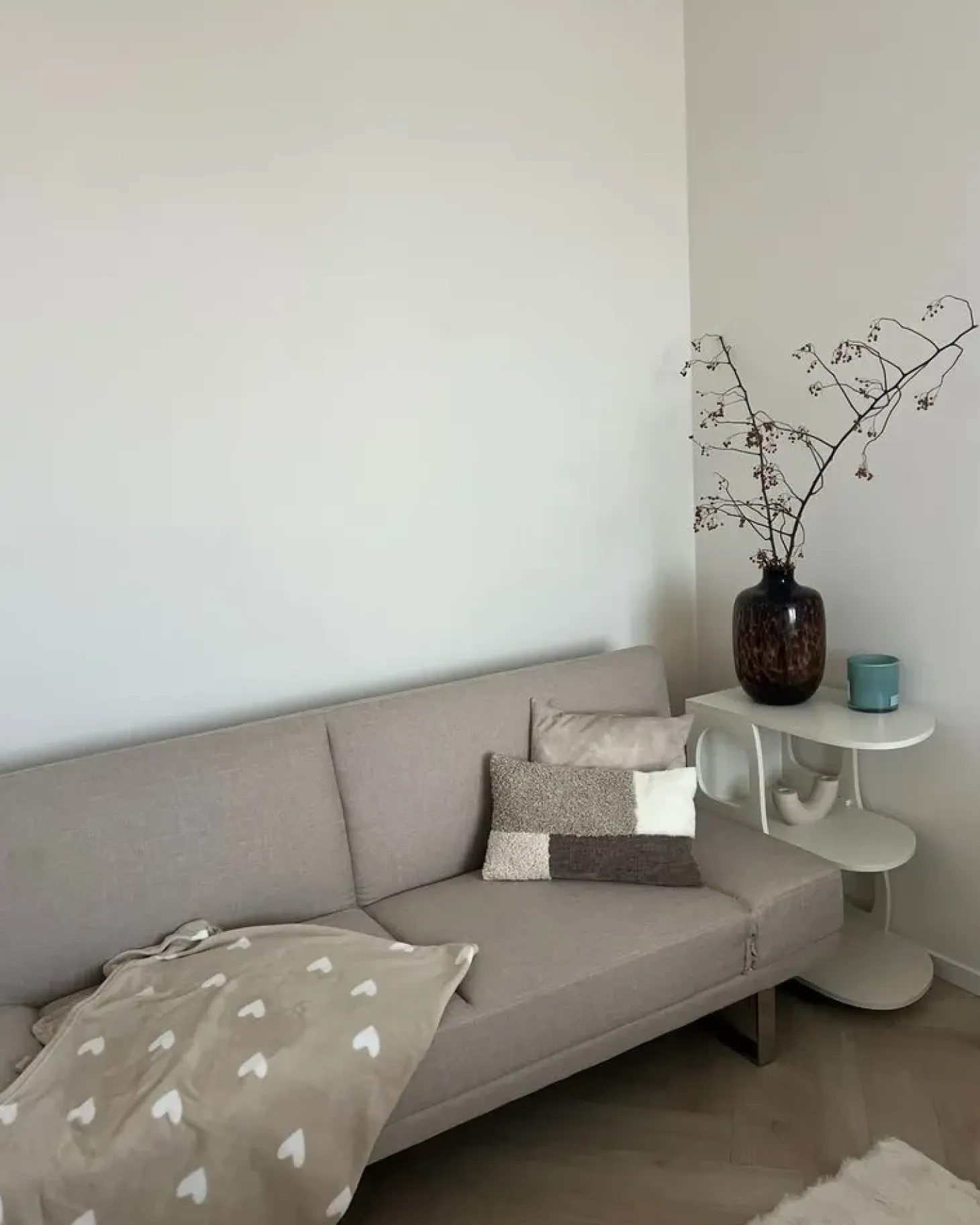 Sofa rozkładana dla 2 osób YORK Beżowy