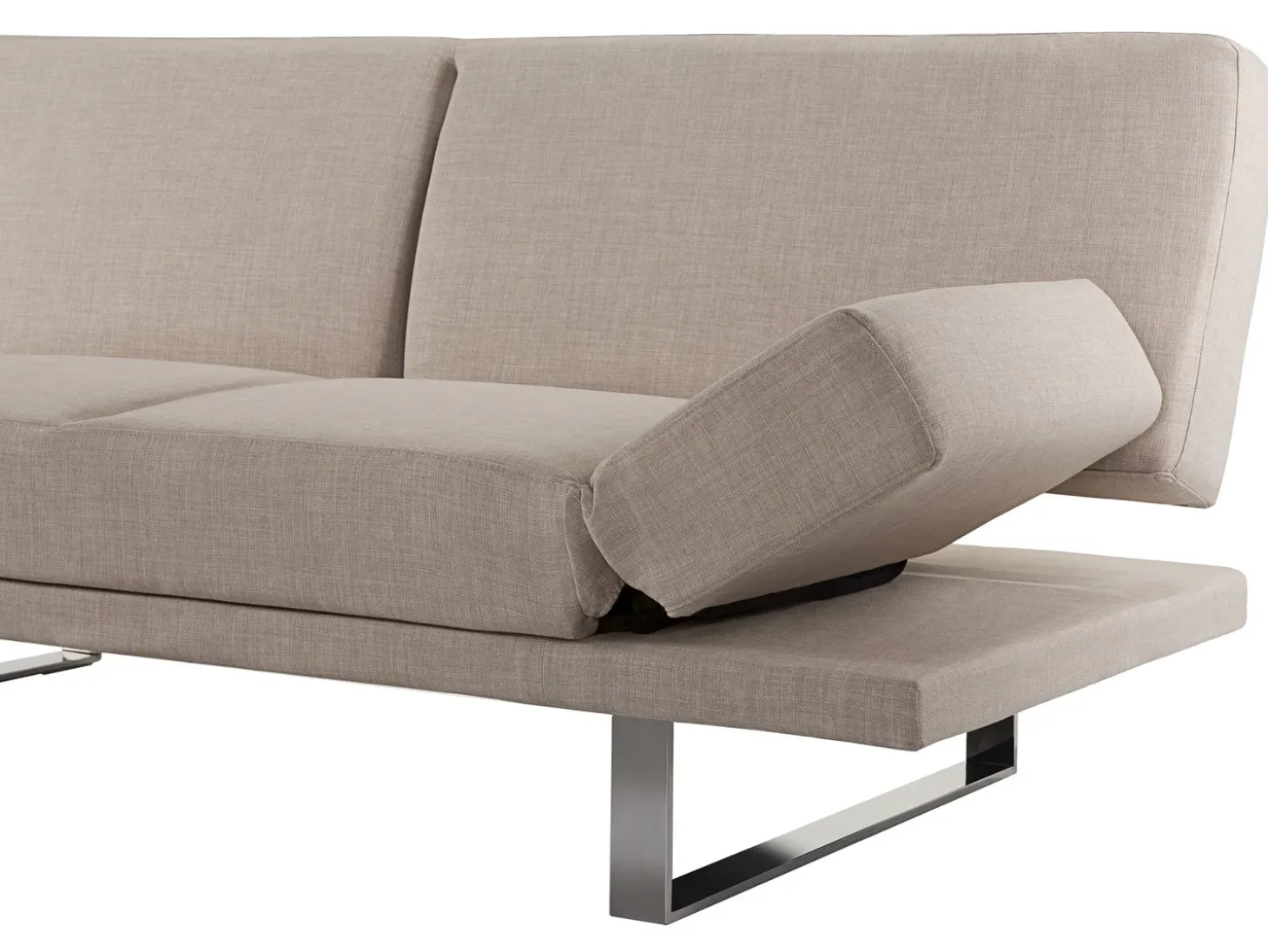 Sofa rozkładana dla 2 osób YORK Beżowy