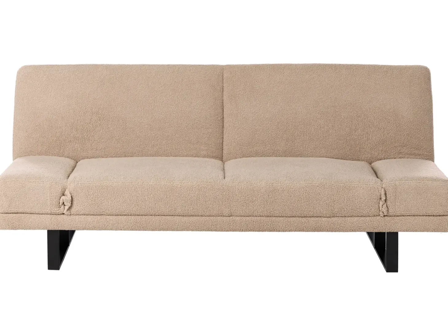 Online Sofa rozkładana dla 2 osób YORK Boucle Piaskowy Sofy Z Funkcją Spania|Wszystkie Sofy