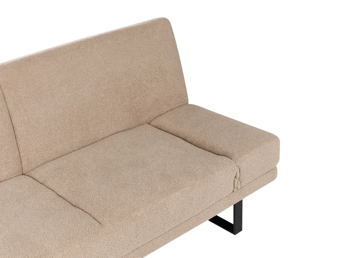 Online Sofa rozkładana dla 2 osób YORK Boucle Piaskowy Sofy Z Funkcją Spania|Wszystkie Sofy