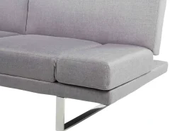 Sofa rozkładana dla 2 osób YORK Jasnoszary