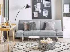 Sofa rozkładana dla 2 osób YORK Jasnoszary