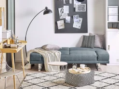Sofa rozkładana dla 2 osób YORK Niebieski