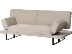 Hot Sofa rozkładana dla 2 osób YORK Szenil Jasnobeżowy Sofy Z Funkcją Spania|Wszystkie Sofy