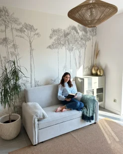 Best Sofa rozkładana HORMA Złamana biel Sofy Z Funkcją Spania|Wszystkie Sofy