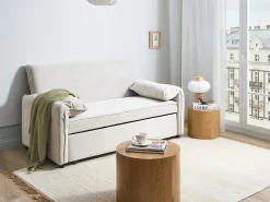 Best Sofa rozkładana HORMA Złamana biel Sofy Z Funkcją Spania|Wszystkie Sofy