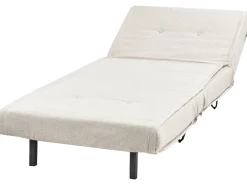 Discount Sofa rozkładana jednoosobowa VESTFOLD Jasnobeżowy Sofy Z Funkcją Spania|Wszystkie Sofy