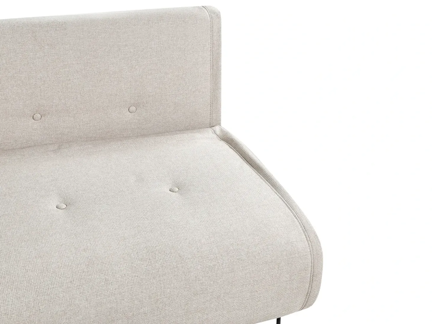 Discount Sofa rozkładana jednoosobowa VESTFOLD Jasnobeżowy Sofy Z Funkcją Spania|Wszystkie Sofy