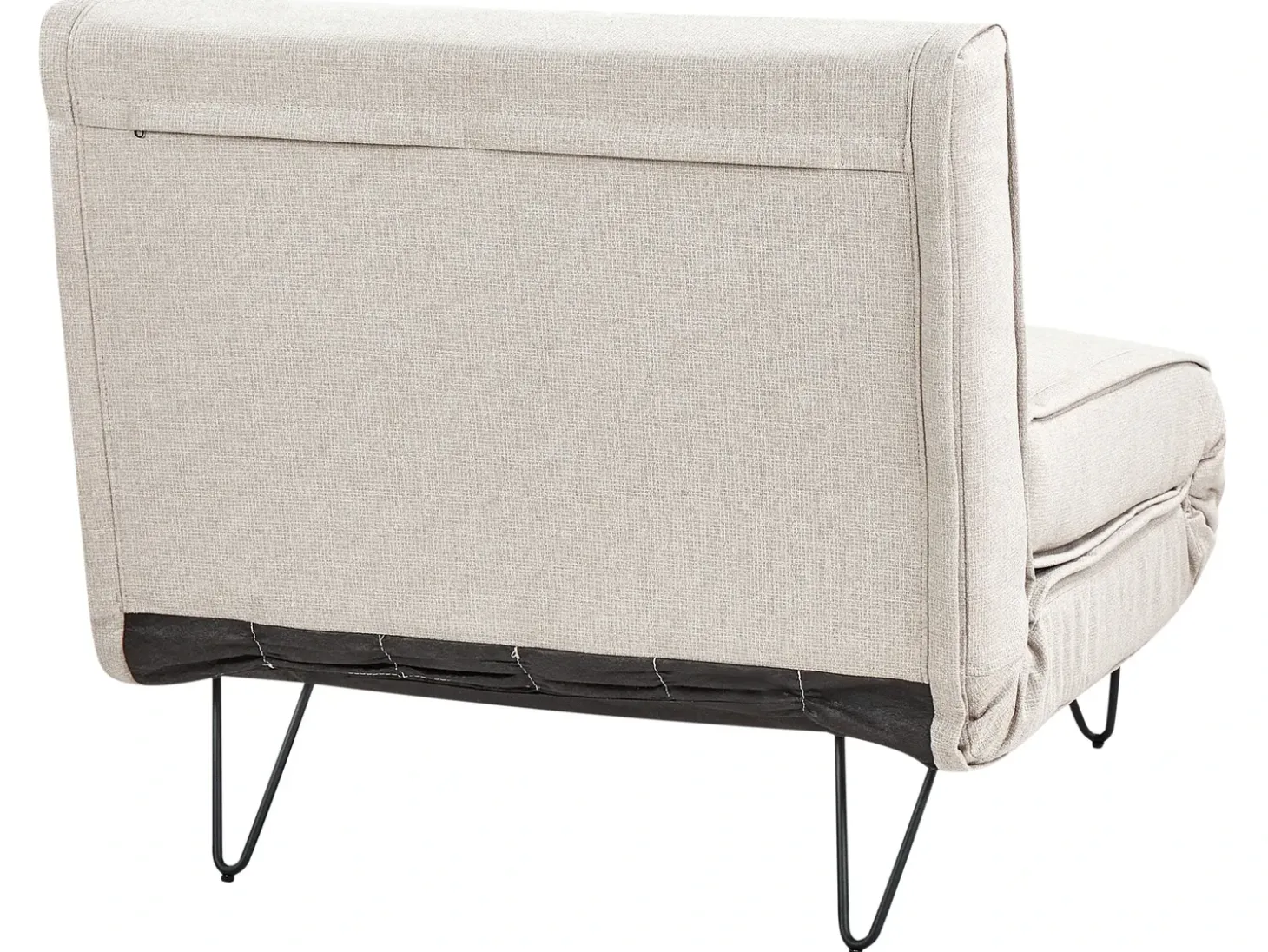 Discount Sofa rozkładana jednoosobowa VESTFOLD Jasnobeżowy Sofy Z Funkcją Spania|Wszystkie Sofy