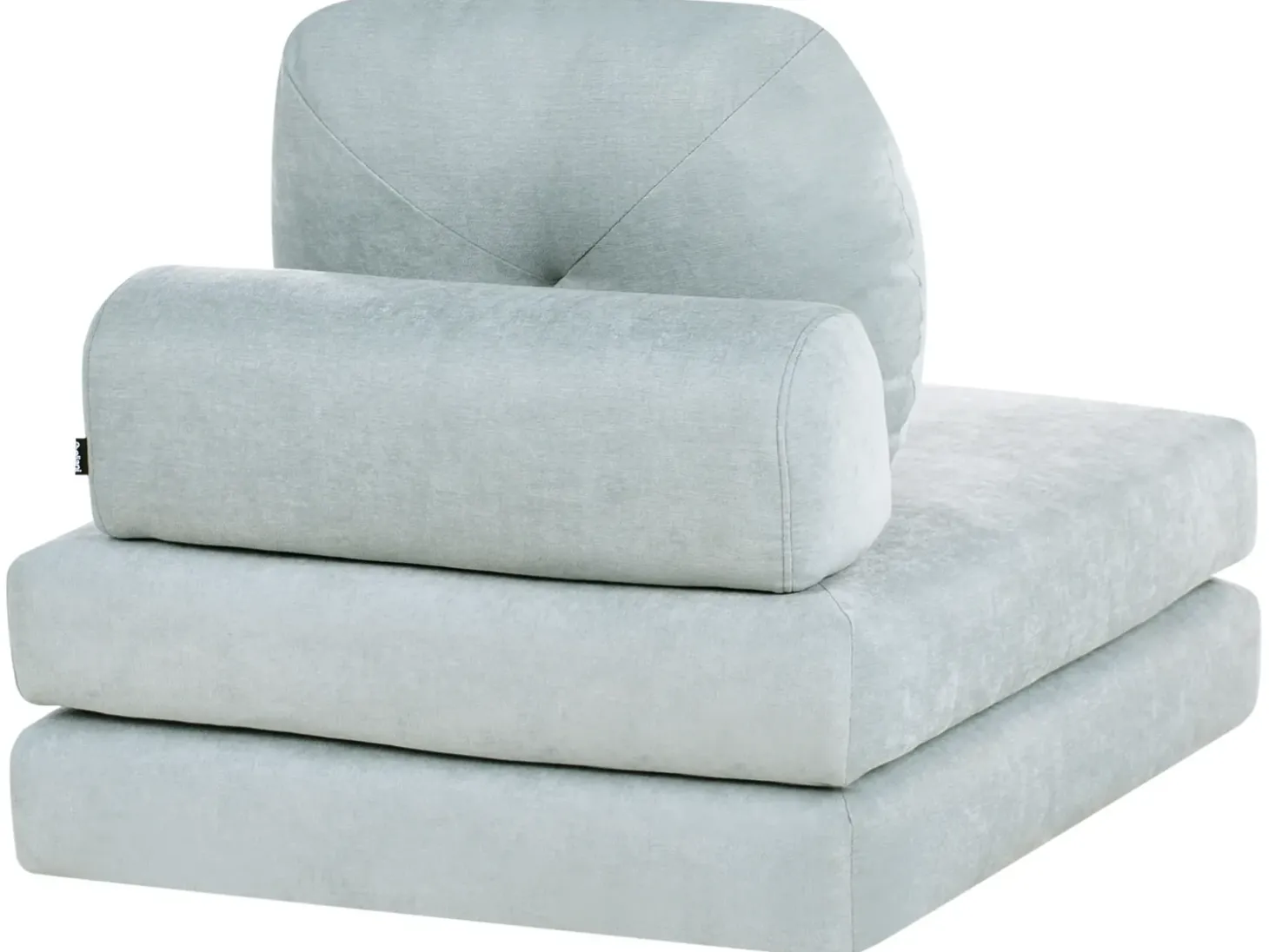 New Sofa rozkładana jednoosobowa OLDEN Szenil Błękitny Sofy Z Funkcją Spania|Wszystkie Sofy