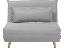 Sofa rozkładana jednoosobowa SETTEN Jasnoszary