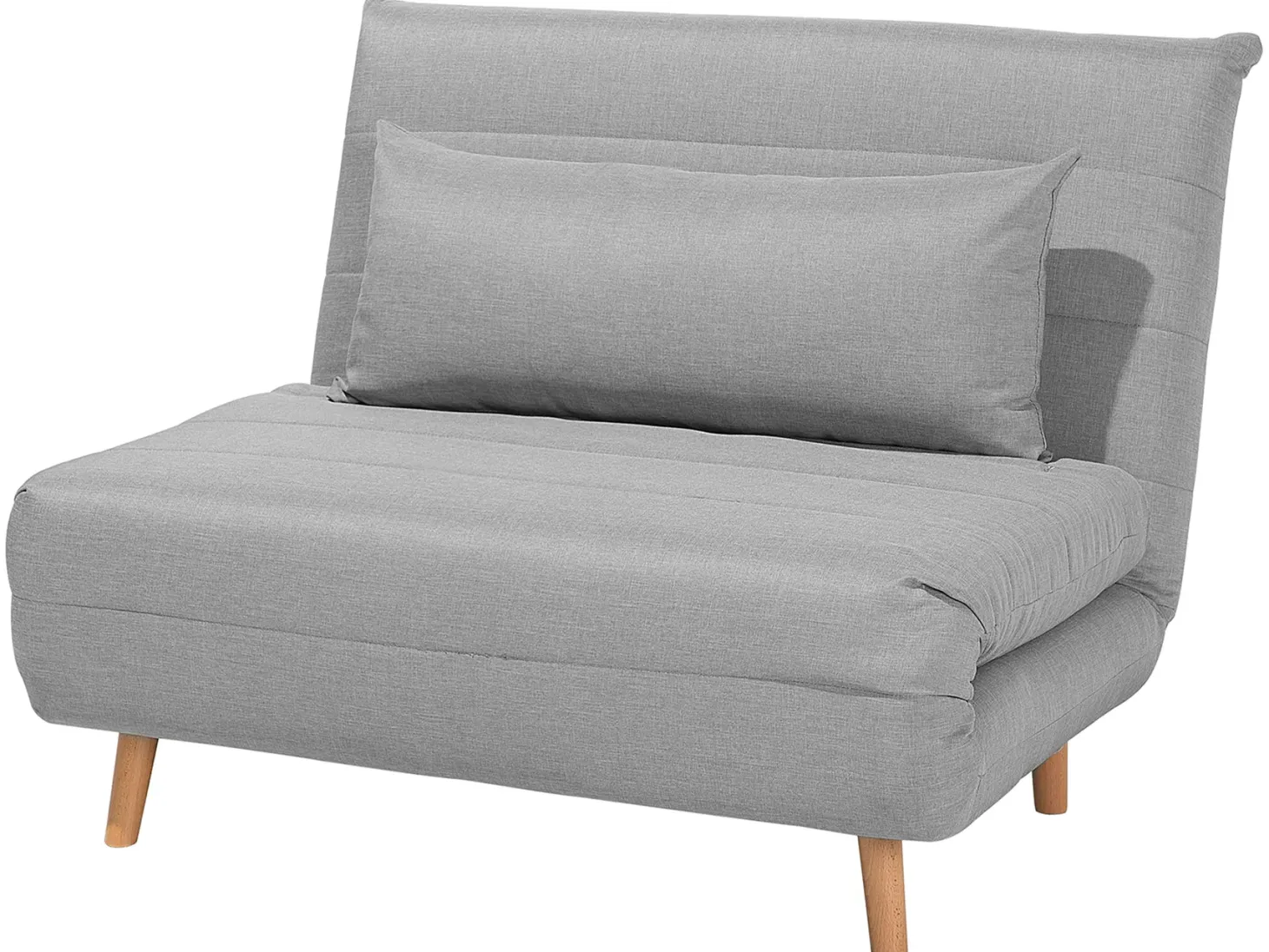 Sofa rozkładana jednoosobowa SETTEN Jasnoszary