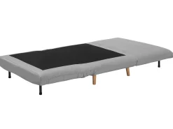 Sofa rozkładana jednoosobowa SETTEN Jasnoszary