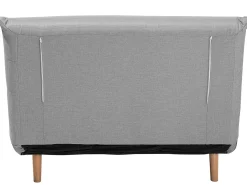 Sofa rozkładana jednoosobowa SETTEN Jasnoszary