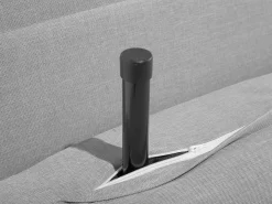 Sofa rozkładana jednoosobowa SETTEN Jasnoszary