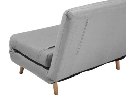 Sofa rozkładana jednoosobowa SETTEN Jasnoszary