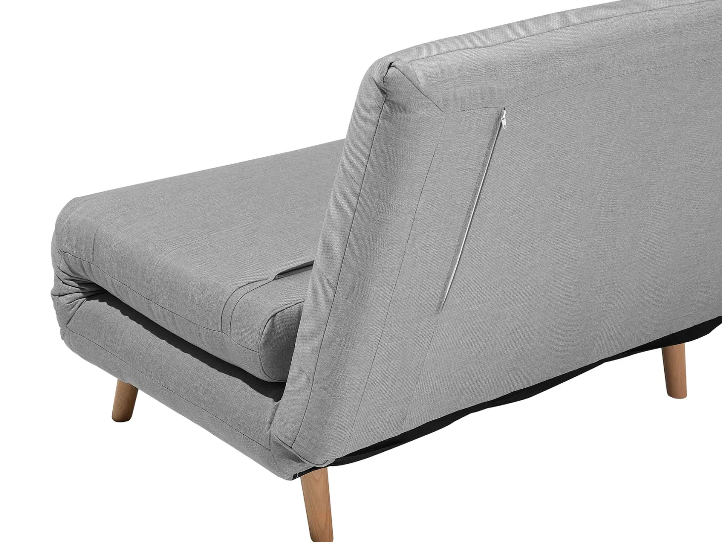 Sofa rozkładana jednoosobowa SETTEN Jasnoszary