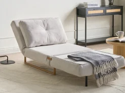 New Sofa rozkładana jednoosobowa JERSLEV Złamana biel Sofy Z Funkcją Spania|Wszystkie Sofy