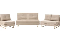 Outlet Sofa rozkładana jednoosobowa JERSLEV Jasno Sofy Z Funkcją Spania|Wszystkie Sofy
