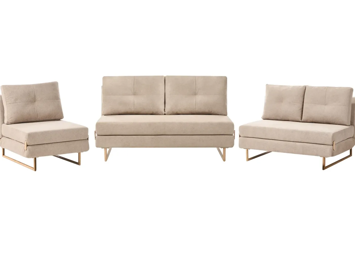 Outlet Sofa rozkładana jednoosobowa JERSLEV Jasno Sofy Z Funkcją Spania|Wszystkie Sofy