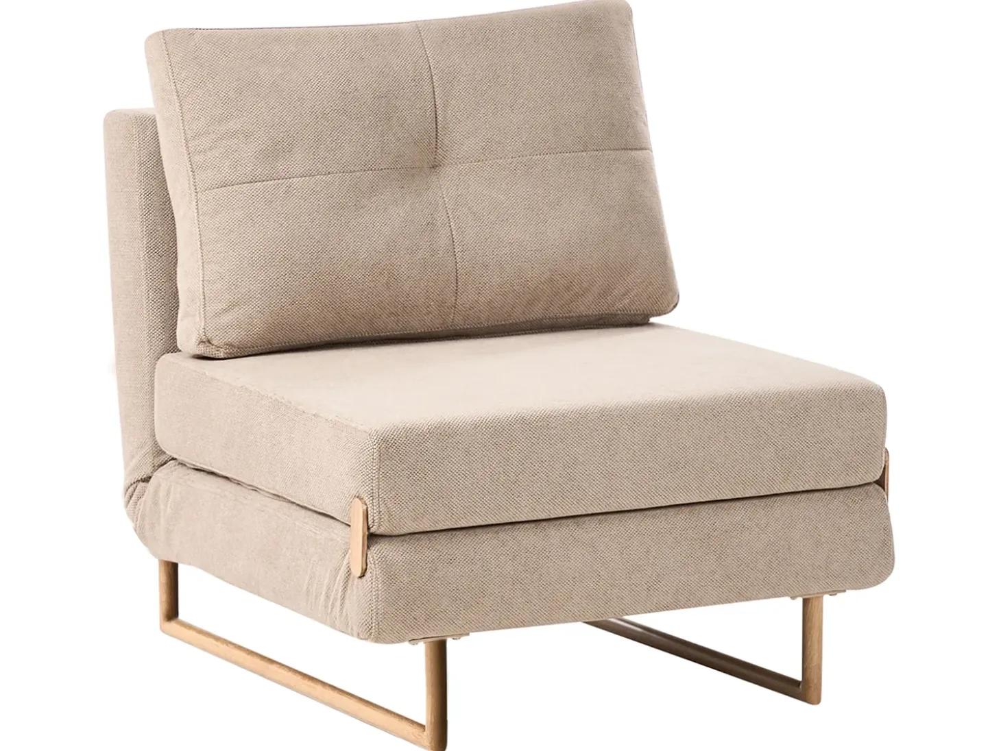 Outlet Sofa rozkładana jednoosobowa JERSLEV Jasno Sofy Z Funkcją Spania|Wszystkie Sofy