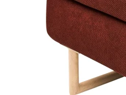 Hot Sofa rozkładana jednoosobowa JERSLEV Czerwony Sofy Z Funkcją Spania|Wszystkie Sofy