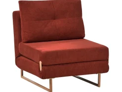 Hot Sofa rozkładana jednoosobowa JERSLEV Czerwony Sofy Z Funkcją Spania|Wszystkie Sofy
