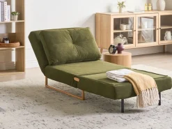 Online Sofa rozkładana jednoosobowa JERSLEV Zielony Sofy Z Funkcją Spania|Wszystkie Sofy