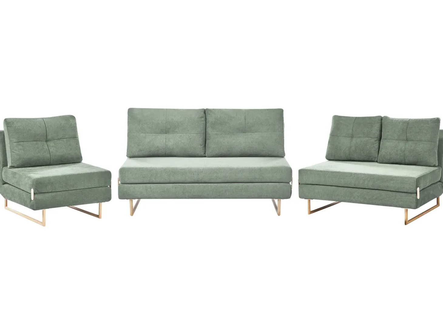 New Sofa rozkładana jednoosobowa JERSLEV Jasnozielony Sofy Z Funkcją Spania|Wszystkie Sofy